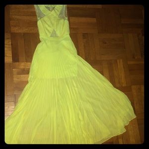 A size 02 BCBG dress worn once..will be dry clean
